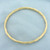 Hinged Twisting Design Bangle Bracelet in 14k Yellow Gold
