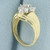 Diamond Flower Cocktail Ring in 14k Yellow Gold