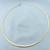 17 Inch Graduated Omega Link Necklace in 14k Yellow Gold