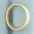 Mens Comfort Fit Half Dome Wedding Band Ring in 14k Yellow Gold