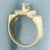 Vintage Marquise Diamond Engagement Ring in 14k Yellow Gold
