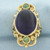 Vintage Amethyst and Peridot Statement Ring in 14k Yellow Gold