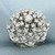 Diamond Starburst Ring in 14k White Gold