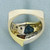 Tourmaline, Rubellite, and Diamond Ring in 18k Yellow and White Gold