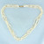 Five Strand Baroque Freshwater Pearl and Gold Bead Necklace in 14k Yellow Gold