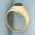 Mens Star Sapphire Ring in 14k Yellow Gold