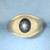 Mens Star Sapphire Ring in 14k Yellow Gold