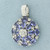 AAA Tanzanite and Diamond Pendant in 18k White Gold