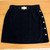 Gianfranco NWT Vintage Navy Blue Velvet Skirt 44