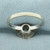 Diamond Solitaire Engagement Ring in 18k White Gold
