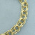 Double Loop Cable Link Charm Bracelet in 14k Yellow Gold