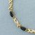 Black Tourmaline and Diamond Bracelet in 14k Yellow Gold