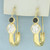 Italian Sapphire Drop Earrings in 18k Yellow Gold