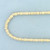 19 Inch Diamond Cut Gold Bead Necklace in 14k Yellow Gold