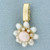 Akoya Pearl and Diamond Pendant in 14k Yellow Gold