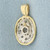 Vintage Diamond Pendant in 14k Yellow and White Gold