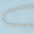 16 Inch Italian Rope Link Chain Necklace in 14k White Gold