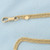 Antique 1917 Curb Link Pocket Watch Chain with Dog Clip in 14k Yellow Gold