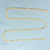 20 Inch Italian Figaro Link Chain Necklace in 14k Yellow Gold