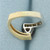 Morganite and Diamond Bypass Ring in 14k Yellow and White Gold