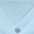 Tanzanite Heart Necklace in 14k White Gold