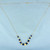 Italian Lapis Lazuli Ball Bead Necklace in 14k Yellow Gold