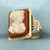 Vintage Cameo Ring in 12k Yellow Gold