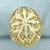 3D Large Bombe Statement Ring in 14k Yellow Gold