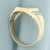 Mens Engravable Signet Ring in 14k Yellow Gold