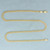 20 Inch Bismark Link Chain Necklace in 14k Yellow Gold