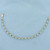 Emerald and Diamond Line Bracelet in 10k Yellow Gold