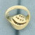 Wave Design Diamond Ring in 14k Yellow Gold