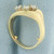 Wave Design Diamond Ring in 14k Yellow Gold