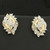 Diamond Earrings in 14k Yellow Gold
