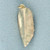 Diamond Leaf Charm in 14k Yellow Gold