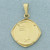 Archangel Cassiel Pendant or Charm in 14k Yellow Gold