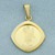 Archangel Cassiel Pendant or Charm in 14k Yellow Gold