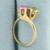 Antique Yellow and Pink Sapphire Toi et Moi Ring in 14k Yellow Gold