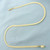 15.5 Inch Choker Herringbone Link Chain Necklace  in 14k Yellow Gold