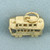 3D San Francisco Cable Car Charm in 14k Yellow Gold