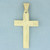 Large Crucifix Cross Pendant in 14k Yellow Gold