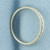 Antique Art Deco Engraved Band Ring in 18k White Gold