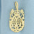 Ten Commandments Tablets Pendant in 14k Yellow Gold