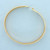 Etched Stripe Design Bangle Bracelet in 10k Yellow Gold