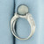 Tahitian Pearl and Diamond Ring in 14k White Gold
