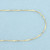 21 Inch Italian Twisting Cobra Link Chain Necklace in 14k Yellow Gold