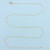 21 Inch Italian Twisting Cobra Link Chain Necklace in 14k Yellow Gold