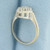 Diamond Pear Shaped Ring in 14k White Gold