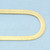 16 Inch Herringbone Link Chain Necklace in 14k Yellow Gold