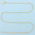 19 Inch Italian Wheat Link Chain Necklace in 14k Yellow Gold
